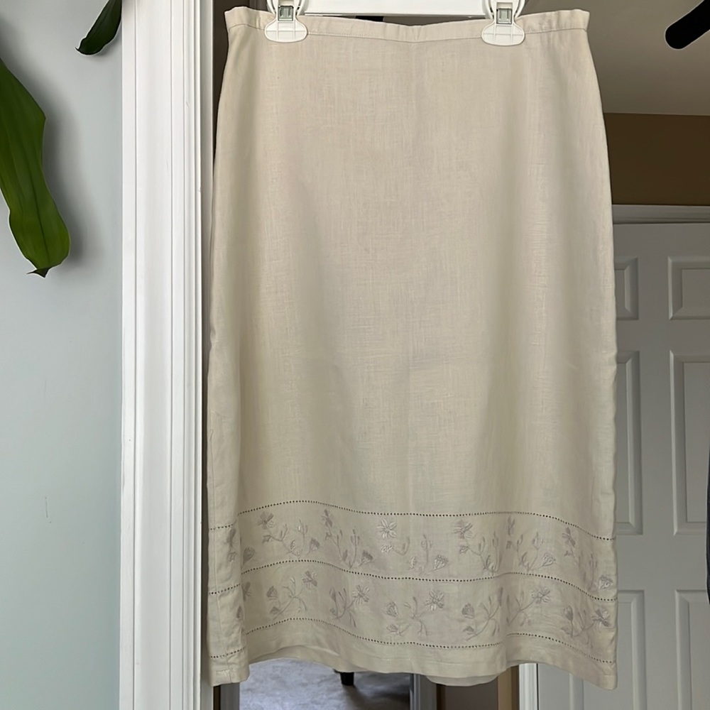 Old navy linen skirt